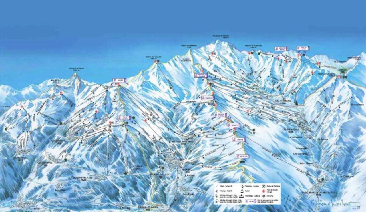 Residence Le Domaine Du Jardin Alpin - Courchevel 1850 מראה חיצוני תמונה